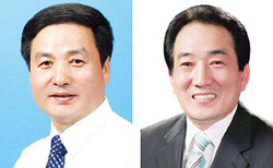 이황수 송파구의회 후반기 의장 후보(왼쪽), 박인섭 부의장 후보
