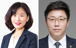 서울시의회 행정자치위원회 채유미(왼쪽), 한기영 부위원장